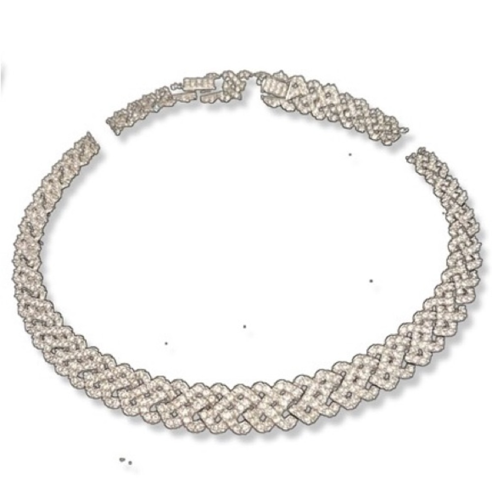 Swarovski Silver Crystal Necklace